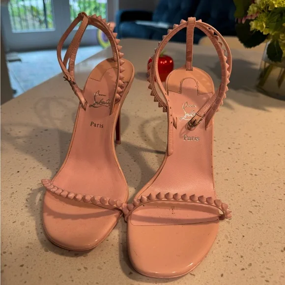 Christian Louboutin “So Me” Pink Patent Heels - Picture 2 of 7
